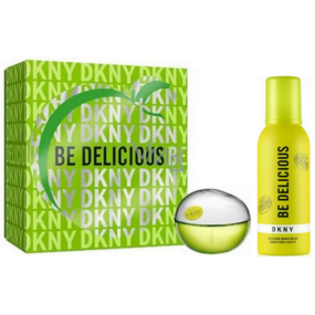 DKNY Donna Karan Be Delicious Woman parfémovaná voda 30 ml + sprchová pěna 150 ml, dárková sada pro ženy