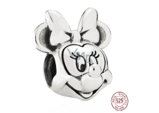 Charm Sterlingové stříbro 925 Disney Minnie portrét, korálek na náramek