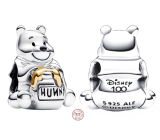 Charm Sterlingové stříbro 925 Disney 100. výročí Medvídek Pú, korálek na náramek