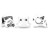 Charm Sterlingové stříbro 925 Marvel Star Wars Helma Stormtrooper, korálek na náramek