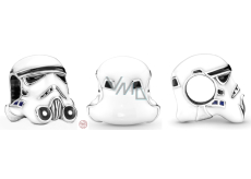 Charm Sterlingové stříbro 925 Marvel Star Wars Helma Stormtrooper, korálek na náramek