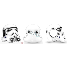 Charm Sterlingové stříbro 925 Marvel Star Wars Helma Stormtrooper, korálek na náramek