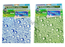 Clanax Bubble Švédská utěrka mikrovlákno různé druhy 40 x 40 cm 250 g 1 kus