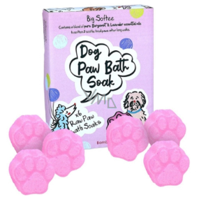Bomb Cosmetics Big Softee Raw Paw tablety na tlapky zjemňující pro psy 6 kusů