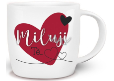 Nekupto Dárkový hrnek s věnováním Miluji Tě 300 ml