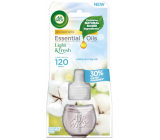 Air Wick Essential Oils Cotton & Crisp Air - Svěží bavlna elektrický osvěžovač vzduchu náhradní náplň 19 ml