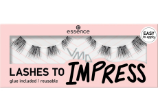Essence Lashes To Impress umělé řasy 08 Pre-Cut Lashes 8 kusů