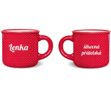 Nekupto Jmenný mini hrníček Lenka 100 ml