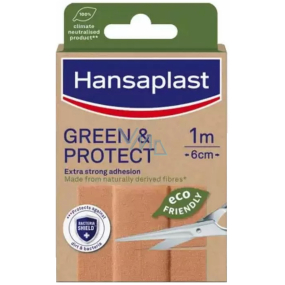 Hansaplast Green & Protect udržitelná textilní náplast 1 m x 6 cm