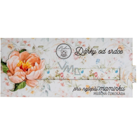 Bohemia Gifts Mléčná interaktivní čokoláda od srdce - Pro nejlepší maminku 100 g