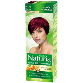 Joanna Naturia barva na vlasy s mléčnými proteiny 231 Červený rybíz