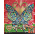 Grafix Orient - Motýl diamantové malování na kamínky set, kreativní sada, doporučený věk 6+