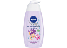 Nivea Kids Magic berry scent 3v1 sprchový gel + šampon + kondicionér pro holky 500 ml