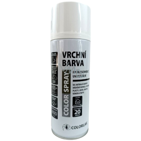 Colorlak Color spray RAL9010 vrchní barva bílá lesk sprej 400 ml