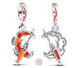 Charm Sterlingové stříbro 925 Mušketa King of Glory, přívěsek na náramek symbol