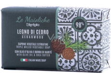 Iteritalia Cedr rostlinné toaletní mýdlo 175 g