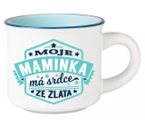 Albi Espresso hrneček - Moje maminka má srdce ze zlata 45 ml