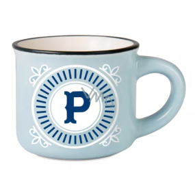 Albi Espresso hrneček - písmeno P 45 ml