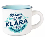 Albi Espresso hrneček Klára - Krása a šarm jsou její další jména 45 ml