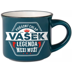 Albi Espresso hrneček Vašek - Pořádný chlap, legenda mezi muži 45 ml