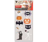 Tetovací obtisky Halloween kostlivec 6 x 10 cm