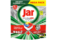 Jar Platinum Plus All in one Lemon kapsle do myčky nádobí 102 kusů