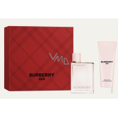 Burberry Her parfémovaná voda pro ženy 50 ml + tělové mléko 75 ml, dárková sada pro ženy