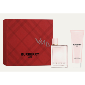 Burberry Her parfémovaná voda pro ženy 50 ml + tělové mléko 75 ml, dárková sada pro ženy