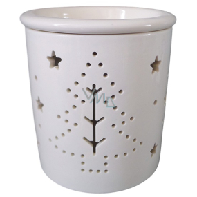 Aromalampa Stromek porcelánová bílá 9 x 11 cm