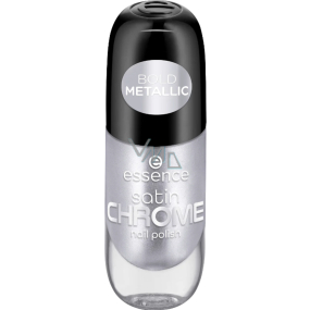Essence Satin Chrome lak na nehty 04 SteelGPT 8 ml