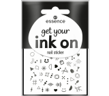 Essence Get Your Ink On nálepky na nehty 80 kusů