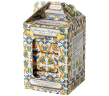 Iteritalia Lemon & Citron italské přírodní toaletní mýdlo 3 x 100 g, vánoční dárkový set