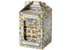 Iteritalia Lemon & Citron italské přírodní toaletní mýdlo 3 x 100 g, vánoční dárkový set