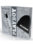 Playboy My Rules toaletní voda 60 ml + čepice, dárková sada pro muže