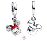 Charm Sterlingové stříbro 925 Disney Minnie silueta, přívěsek na náramek film