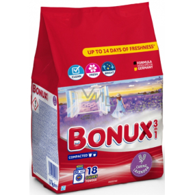 Bonux Color Caring Lavender 3v1 prací prášek na barevné prádlo 18 dávek 1,17 kg