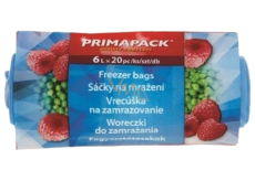 Primapack Sáčky na zamrazení 28 x 45 cm 6 l 20 kusů