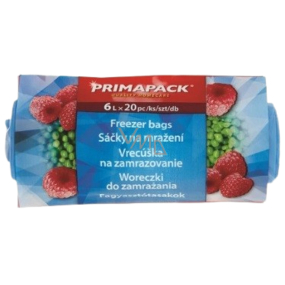 Primapack Sáčky na zamrazení 28 x 45 cm 6 l 20 kusů