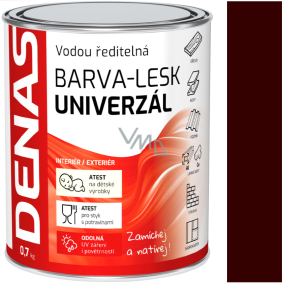 Denas Univerzál barva lesklá 0240 Tmavě hnědá 0,7 kg