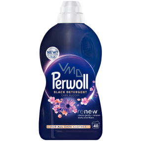 Perwoll Renew Dark Bloom prací gel na černé a tmavé prádlo 40 dávek 2 l