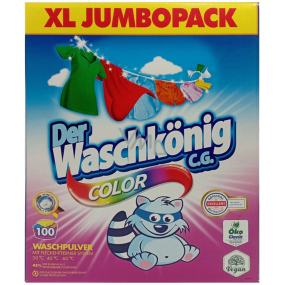 Washkönig Color BOX 100 dávek prací prášek na barevné prádlo 6 kg
