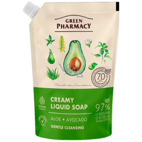 Green Pharmacy Aloe a avokádo tekuté mýdlo náhradní mýdlo 460 ml