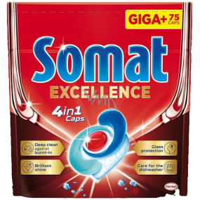 Somat Excellence 4v1 Giga plus tablety do myčky 75 kusů