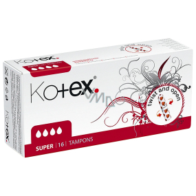 Kotex Super tampóny, 16 ks