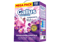 Gallus prací prášek Color Box, 110 dávek, 6,05 kg