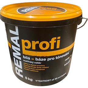 REMAL Profi malířská barva na sádrokarton a sanační omítky, 5 kg REMAL Profi malířská barva na sádrokarton a sanační omítky, 5 kg