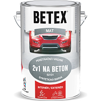 Betex S2131 2v1 základní i vrchní barva na beton 0110 šedá, 5 kg