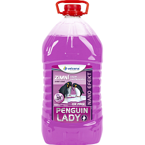 Velvana Penguin Lady Ice Free -20 °C, nemrznoucí směs do ostřikovačů 4 l Velvana Penguin Lady Ice Free -20 °C, nemrznoucí směs do ostřikovačů 4 l