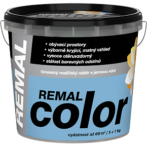REMAL Color malířská barva na zeď Pomněnka, 5+1 kg REMAL Color malířská barva na zeď Pomněnka, 5+1 kg