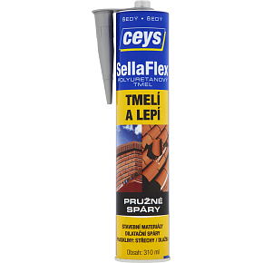 Ceys SellaFlex polyuretanový tmel pro pohyblivé spáry, šedý, 310 ml Ceys SellaFlex polyuretanový tmel pro pohyblivé spáry, šedý, 310 ml